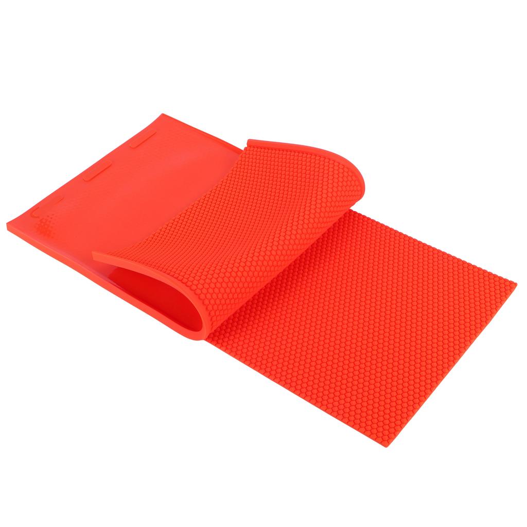 2Pcs 5.4mm Beeswax Sheet DIY Rubber Comb Foundation Press Mold Beekeeping Accessory Red