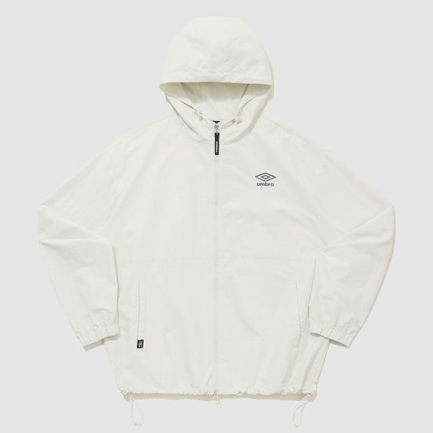 Мужская куртка Umbro Classic с капюшоном на молнии, цвет слоновой кости (Uq321Cjk94)