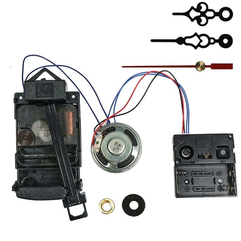 1 комплект, комплект для настенных часов, набор для ремонта часов, винтажные часы, сделай сам, кварцевый механизм, указатели, музыкальная шкатулка, вал 17 мм