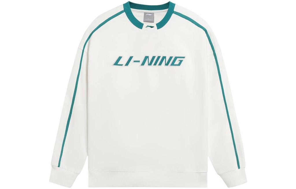 Li Ning Спортивная Модная Коллекция Толстовка Унисекс Слоновая Кость AWDRD50-6