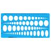Staedtler Template General Ellipse Ruler 1 Sheet 976 37