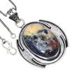 Pendant Sodalite Gemstone Valentine'Day Gift Silver Jewelry 2"