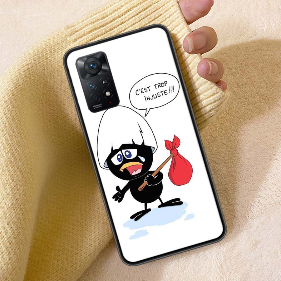 Calimero Cute Cartoon Duck Phone Case For Redmi 13C 14C Note 14 13 Pro Plus 5G Clear Capa 12 12C 10A 10C 10 9A 9C 9T 9 8 Pro Cov
