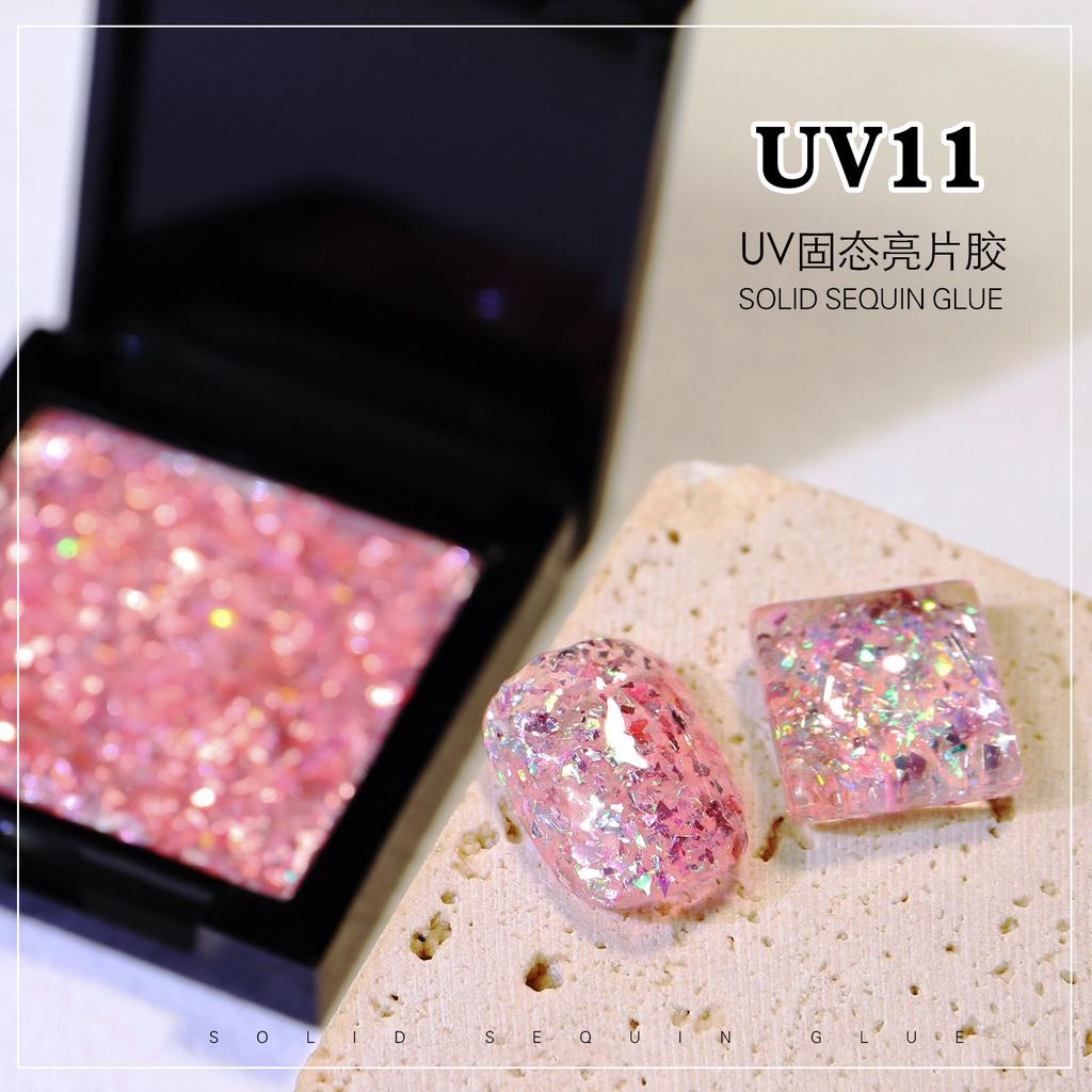 Nail Art Japanese Uv Solid Sequin Glue Nail Polish Glue Фототерапевтический клей Solid Glitter Sequin Glue Factory