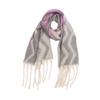 Female Shawl Autumn Winter Thick Scarf Tassel Gradient Wavy Scarf