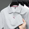 Мужская рубашка поло с коротким рукавом, простая, атмосфера, деловой кэжуал