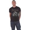 Футболка Trivium Скелет Цветок Логотип Группы Новая Официальная Мужская Черная Размер L