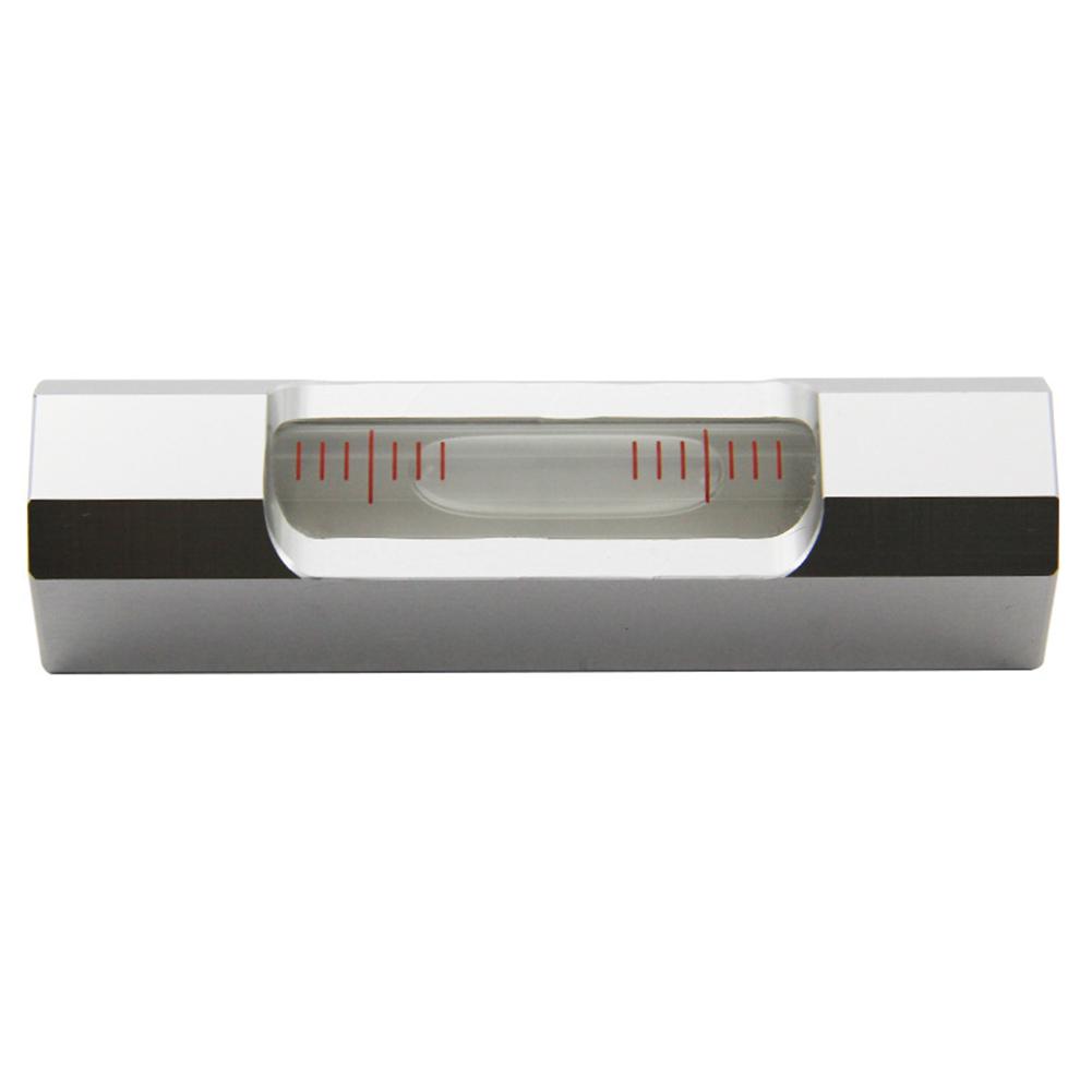 Portable 85mm Strip Level Meter 0.02mm/m Accuracy Bubble Vial High Level For Home Improvement Woodworking Tool