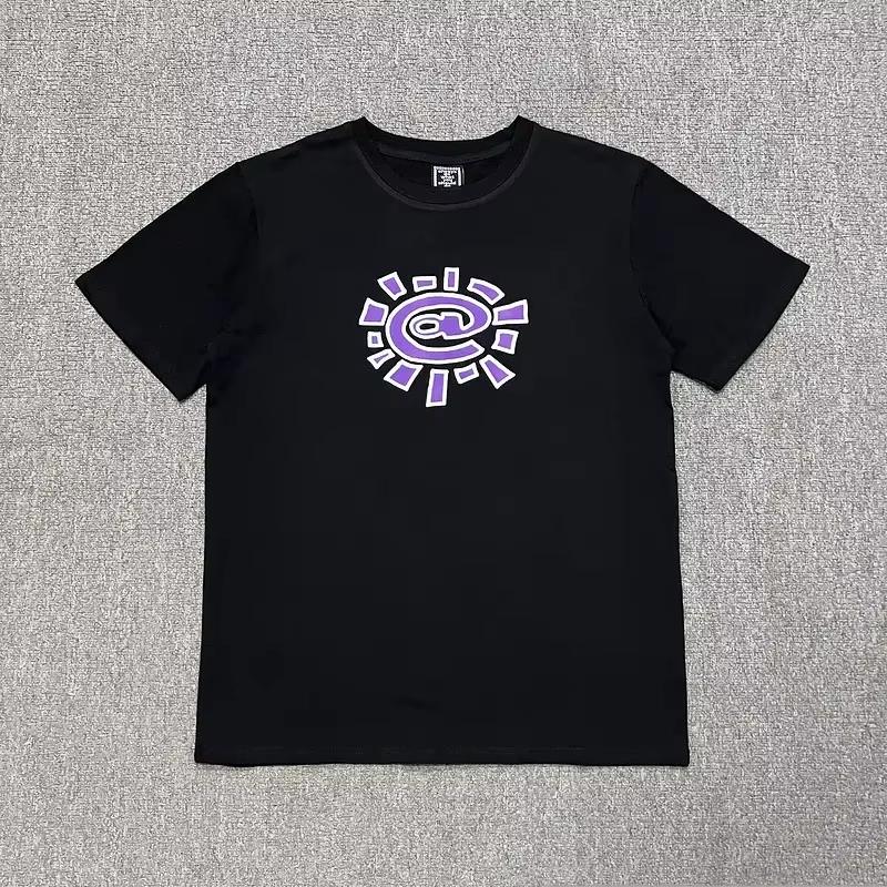 2026 Summer Men's Women's Fashion Casual Oversized Tees Sun Roll T-shirt Casual Street Graphic Summer T-shirts Loose Tops Short Sleeve Streetwear