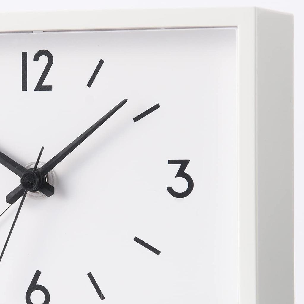 MUJI Station Model 38673576 Large Clock/Alarm Clock/Ivory Number MJ-ACJS1