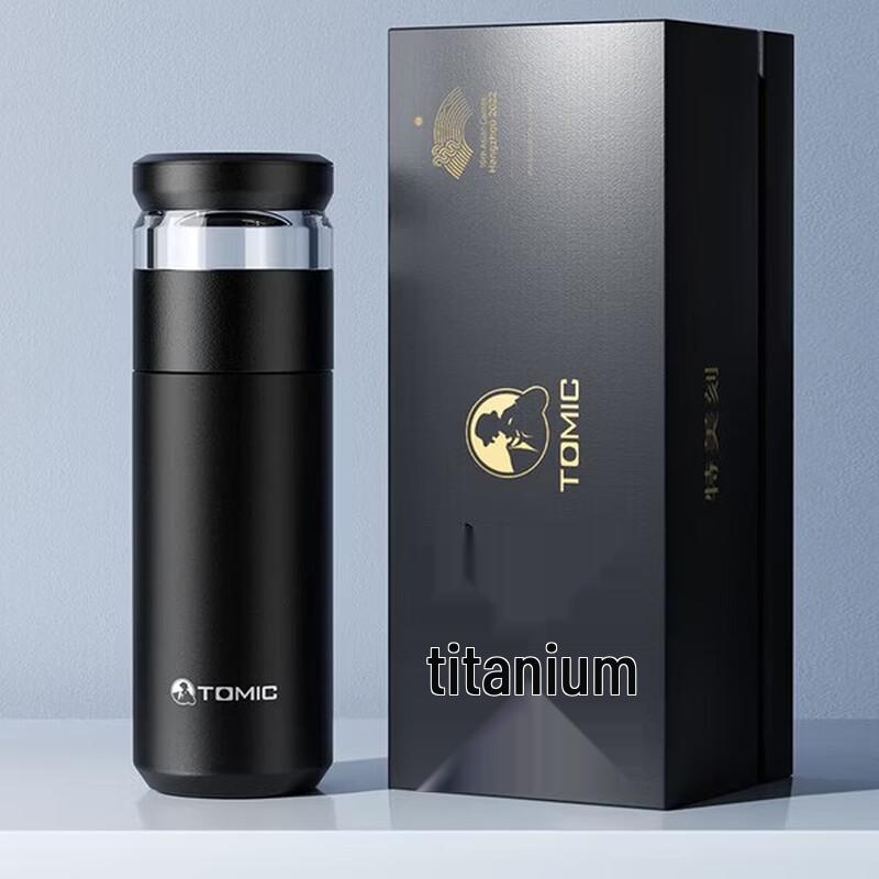 Термокружка с инфузером для чая TOMIC из чистого титана