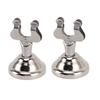 2Pcs Table Number Stands Stainless Steel Round Stable Base Sturdy Simple Place Card Holder for