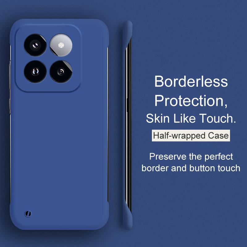 Ультратонкий жесткий чехол из ПК без рамок в карамельном цвете для Xiaomi Mi 14 13 13T 12 12X 12S 11 11T 11i 11X Pro Lite Ultra Back Cover Coque