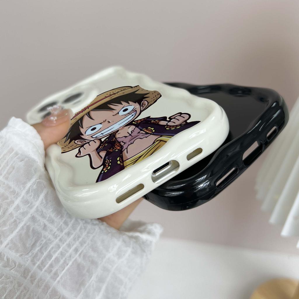 Чехлы для телефонов LZ28 One Piece Luffy Gear 5 Clear Soft Wave для Samsung S24 S23 Ultra S20 FE A54 A14 A52s A51 S10 Huawei Honor 90, защитная задняя крышка