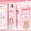Шариковая ручка Kaba Bear Multi-Color Ten-in-One — милый мультяшный дизайн для творческих студентов