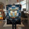 1Pc malmö ff  Print Flannel Blanket, High quality Comfortable for All Seasons, Home Decor, Warmth and Comfort, Perfect for Christmas GiftS