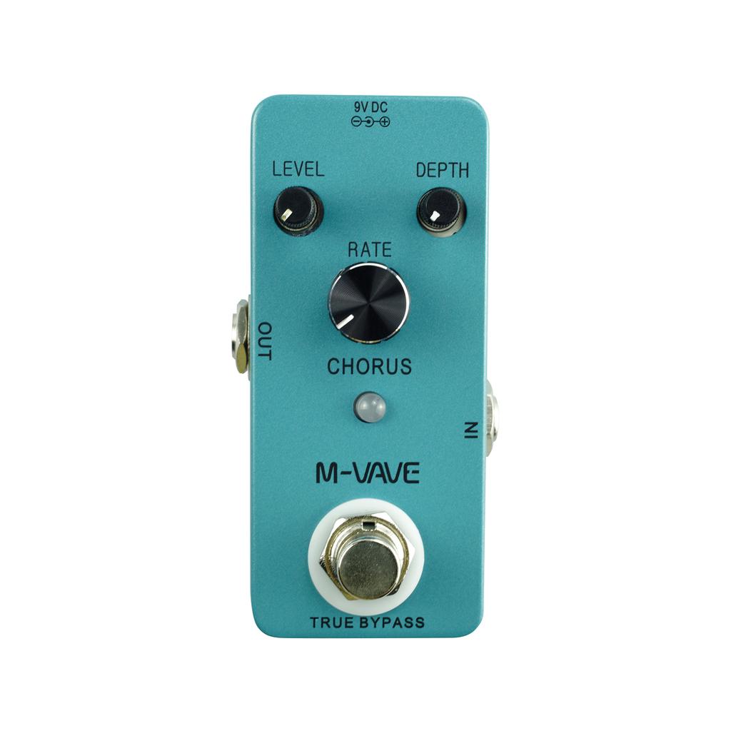 M-VAVE CHORUS Guitar Analog Classic Chorus Effect Pedal True Bypass Full Metal Shell, Chorus