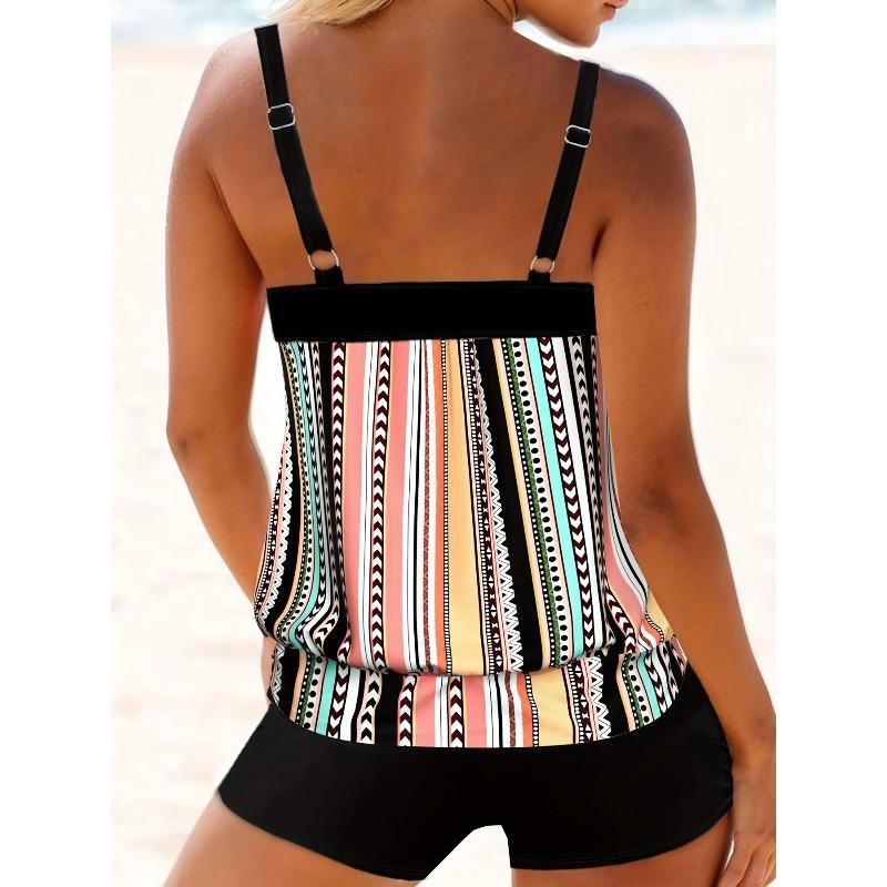 2026 Большой размер Женские купальники бикини с высокой талией, Женская купальная одежда и одежда
