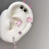 Cute Cat Paw Devil Stud Piercing Earring For Women Men Gothic Ear Bone Nail Earring Y2K Jewelry Accessories