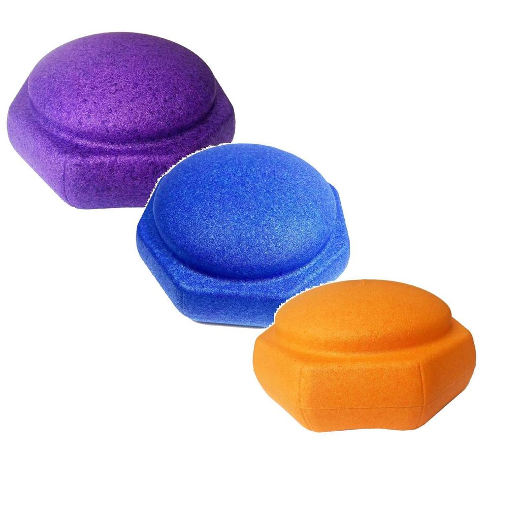 Ступенька для балансировки, нескользящий диаметр 27,5 см, способствует координации и стабильности для детей от 3 лет и старше, балансирующие речные камни