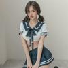 Yanjing Sailor Cute High School Girl Short JK Erotic Cute Anime Student High School School Cultural Uniform, Cosplay, Sleeve, Uniform, Sexy,