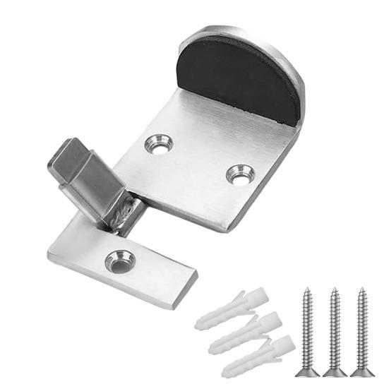 Дверной стопор из нержавеющей стали, настенный протектор, прочный металлический клей, не требующий сверления, ветрозащитный, противоударный, ковровая плитка, бетон, деревянный пол, складной