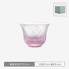Japanese Style Colored Glass Teacup Set Minimalist Design Tea Ceremony Daily Use