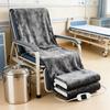 Electric Heated Blanket - Flannel & Sherpa, 6 Heat Settings, 10-Hour Auto-Off,