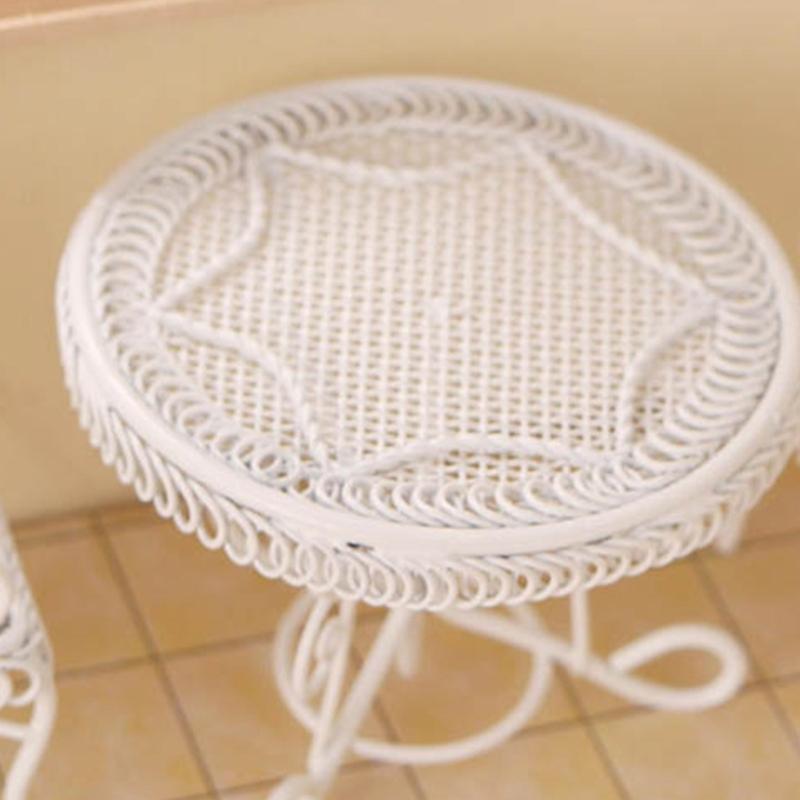 Coffee Table Chair Furniture Model for Dollhouses Living Room Scene Realistic Coffee Table Model for Creative Furniture