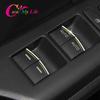 7Pcs/Set ABS Chrome Car Window Lift Buttons Sequins Trim Sticker for Honda CRV CR-V Civic 2016 -