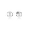 Champagne Full Moon Silver (W) Point One-Touch Earrings S Hl2E33200W9Xxx