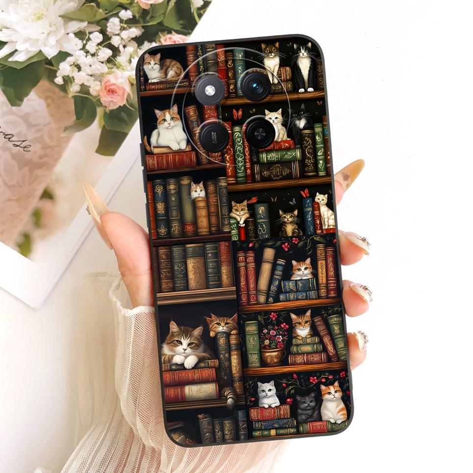 Soft Silicone Casing For Huawei Honor X9C / Honor X9C Smart Case Cover Cute Cartoon Cat Cool Dragon Animals Painting Bumper