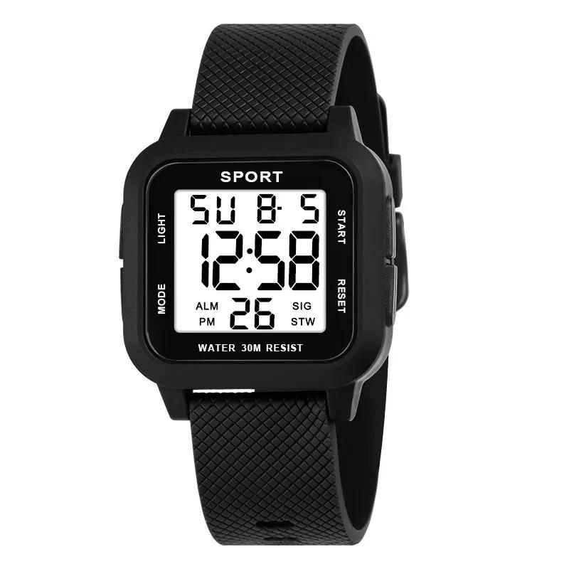 Sports Watch Men Digital Alarm Chrono Clock Waterproof Military Watches LED Electronic Wristwatch