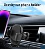 Универсальный гравитационный автомобильный держатель для телефона, крепление, автомобильный кронштейн, подставка для смартфона, мобильного телефона, поддержка GPS в автомобиле для iPhone, Xiaomi, Samsung