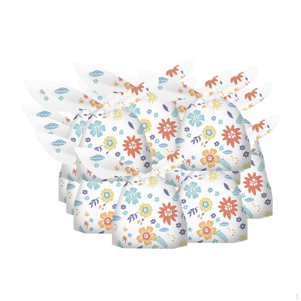 50 штук пасхальных мешочков для упаковки печенья в подарок, милое угощение