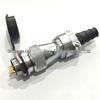 WF24 Male-Female Aviation Plug M24 Waterproof Flange Female Socket Industrial Connector TI+Z