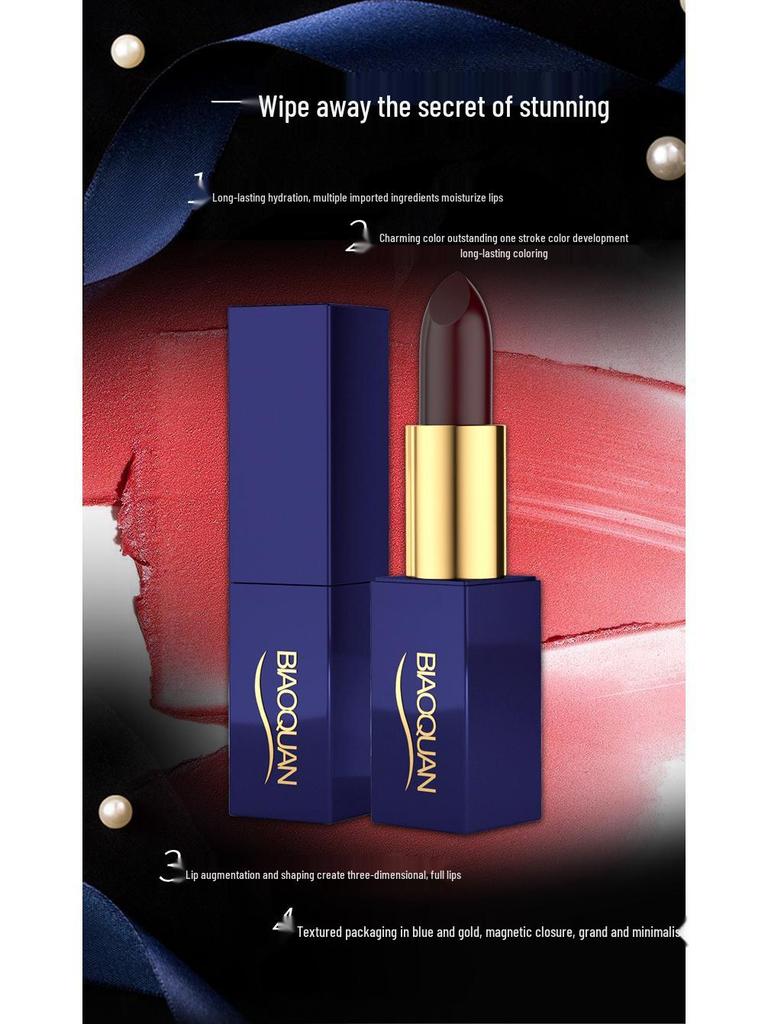 Увлажняющая помада Bioquan Black Magic с длительным эффектом - Не липкая и Не выцветающая