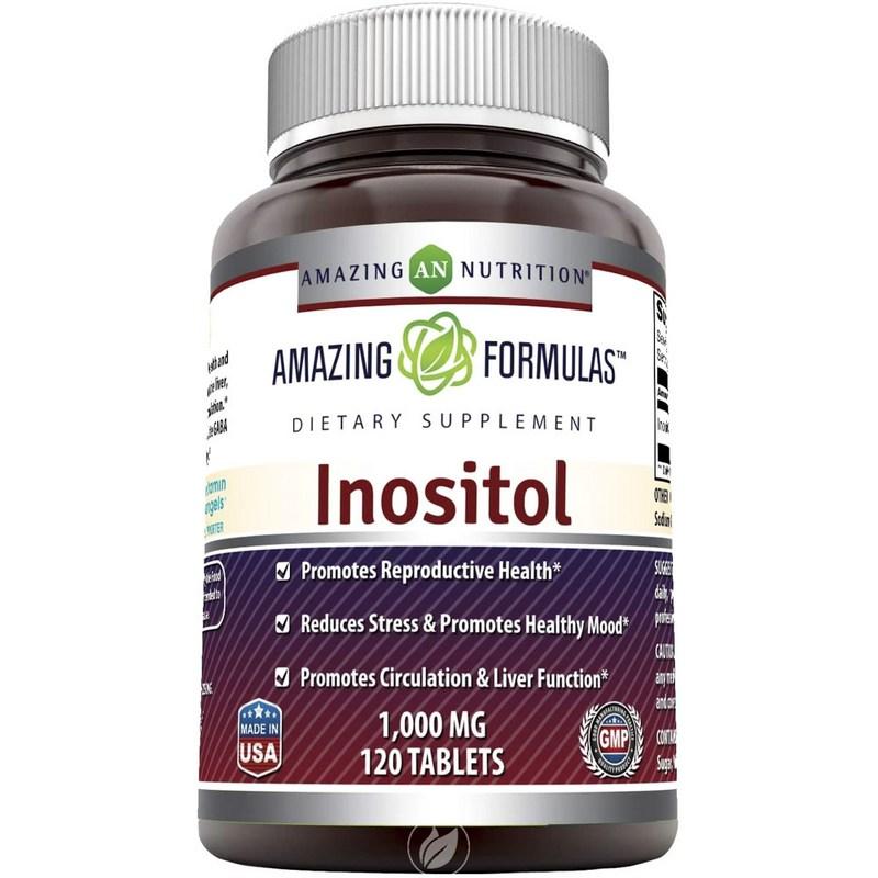 Amazing Nutrition Formula Inositol 1000mg Tablet, 120 Tablets, 1 Unit