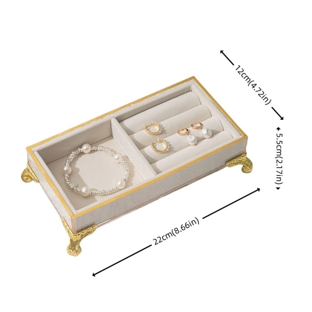 Multifunctional Jewelry Tray Holder Velvet Jewelry Organizer Jewelry Holder Box Jewelry Storage