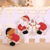 Christmas Santa Claus Dolls Dancing Snowman Deer Bear Cloth Puppet Christmas Tree Small Hanging Pendant Home Craft Decor Gift