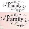 Family Letter Quote Removable Vinyl Decal Art Mural Home Decor Wall Stickers