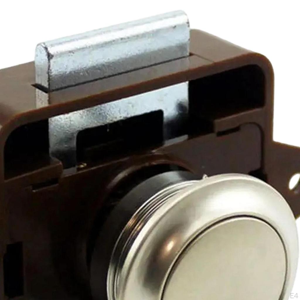 Push Button Latch Lock Cabinet Catch Professional Hardware Cupboard Drawer Knob for RV