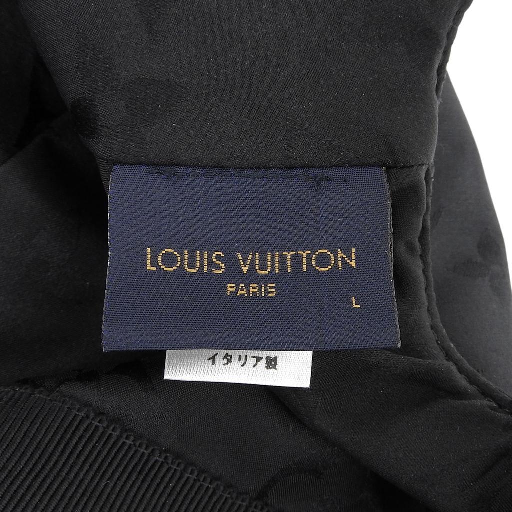 Excellent LOUIS VUITTON cap Cap LV Get Lady Monogram leather Women L M76529 Used