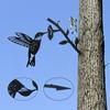 Hummingbird Metal Bird Decoration Metal Bird Yard Decoration Hummingbird Silhouette Garden Decoration Patio Outdoor Decoration