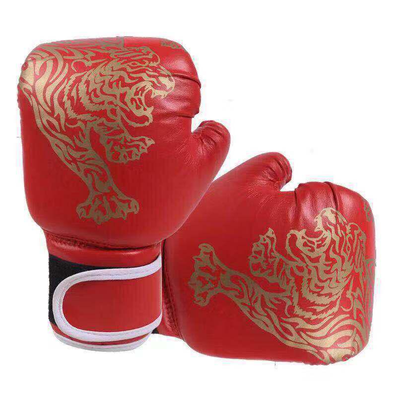 Half-Finger Tiger Claw Boxing Gloves for Children and Adults - Thickened Sanda Training and Sparring Gloves