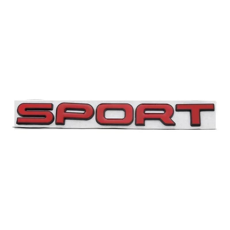 3D Sport Car Trunk Metal Badge Emblem For Car Rear Tailgate Fender Door Adhesive Badge for Land Rover Range Rover Sport FG2