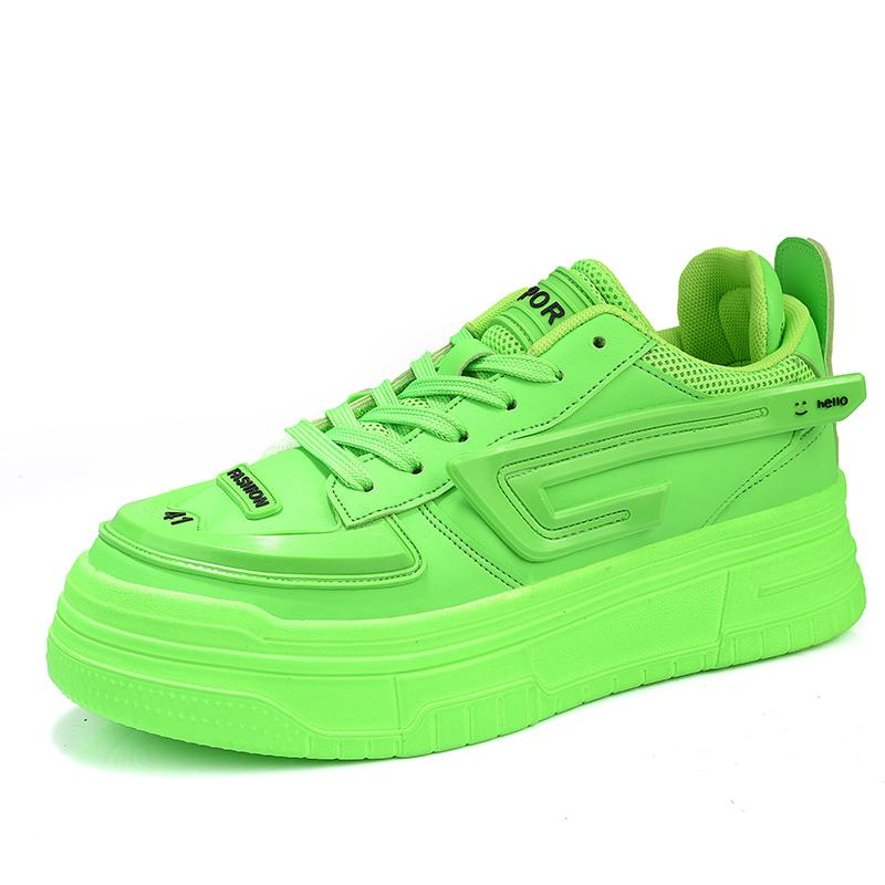 25/5000 Four Seasons Fashion Sports Casual Shoes Men's Fashion Shoes Youth Personality Board Shoes Men Thick Sole Increase