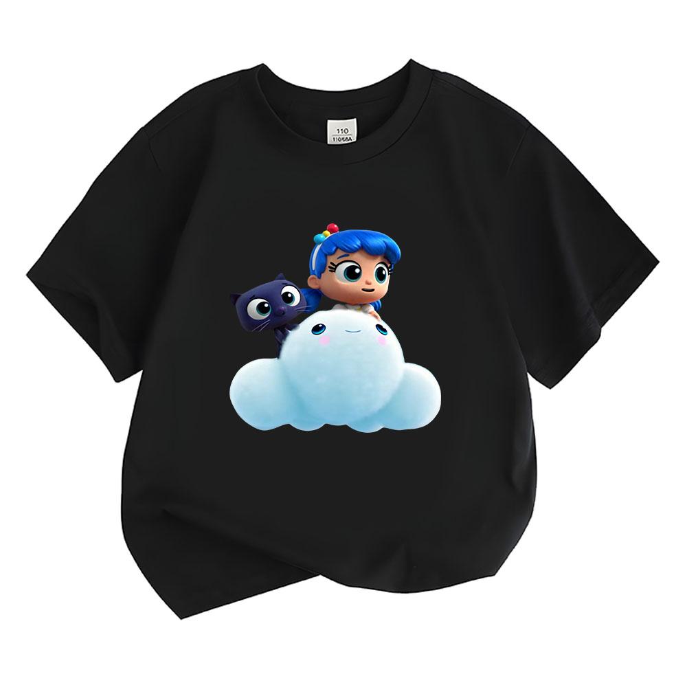 100% Cotton True and The Rainbow Kingdom Children's T-shirt Cute Cartoon Anime Tees Print Kids Tops O-neck Comic Toddler Summer clothes Funny T-shirt