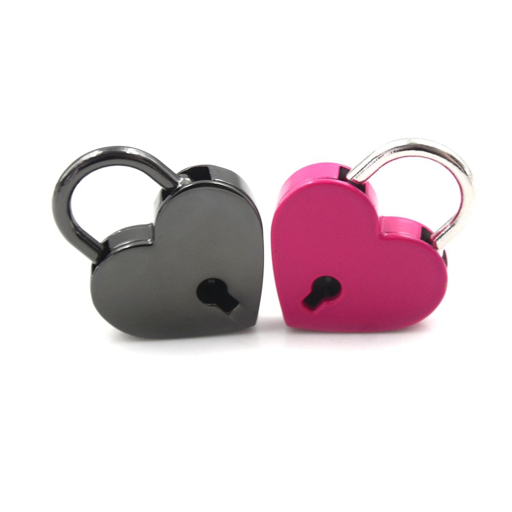 Gift Diary Book Travel with Key Wedding Mini Hardware Locks Love Heart Lock Padlock