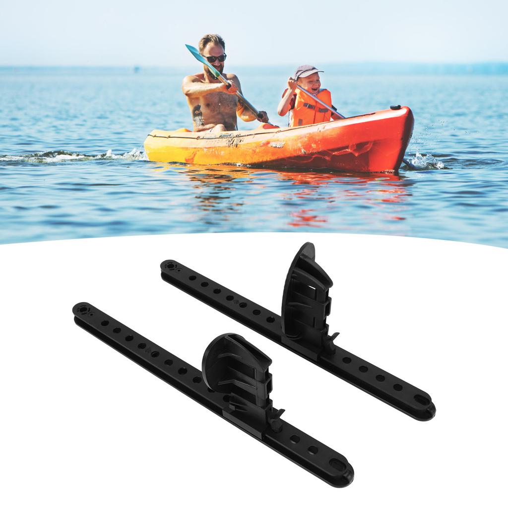 Kayak Foot Pegs Adjustable Locking Wearable Canoe Foot Brace Pedals for Boat 1 Pair